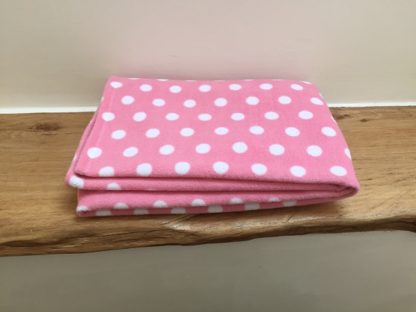 Pet Blanket Pink Dot - Gifts for Dog Lovers